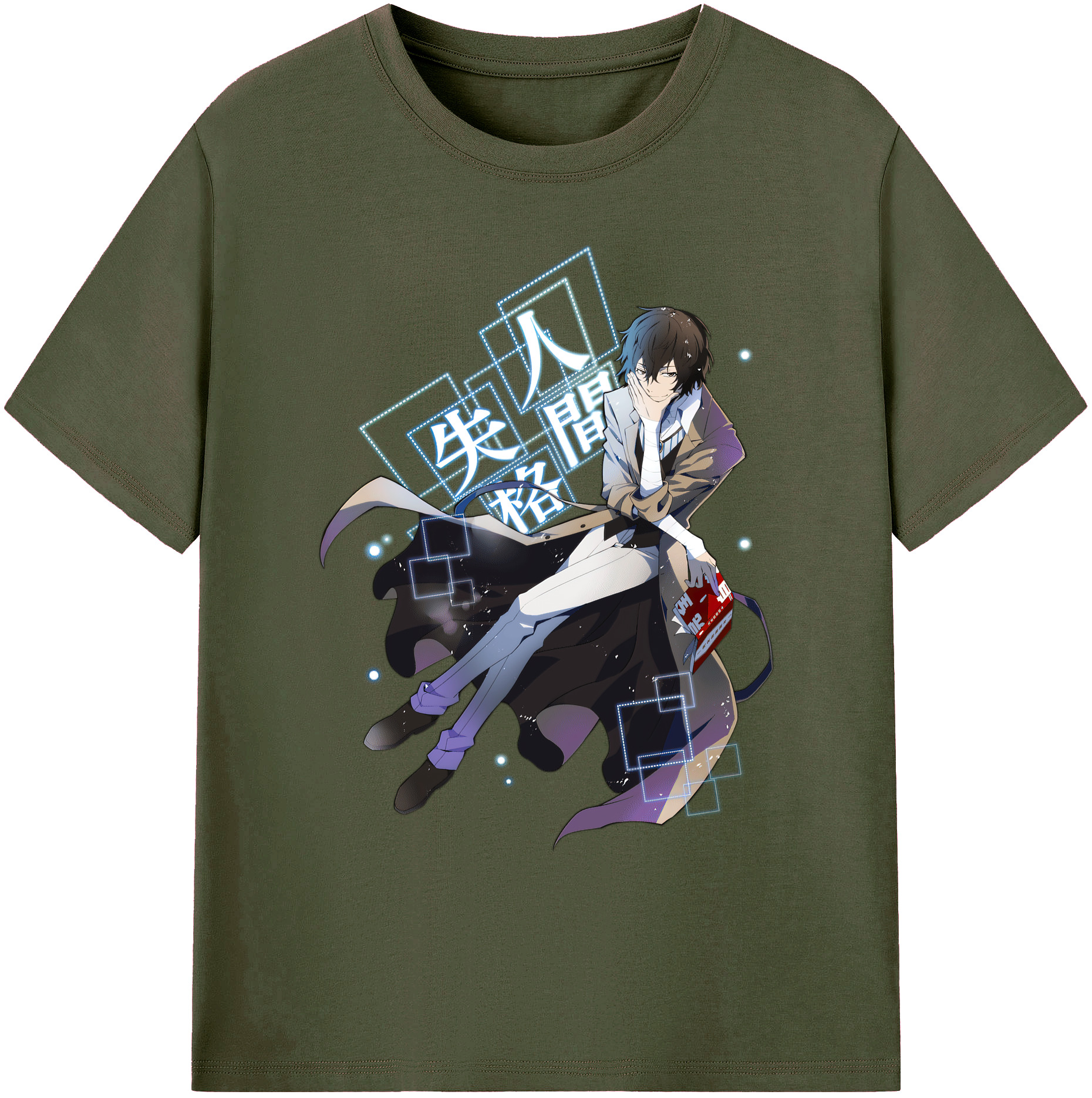 （画像用） 文豪ストレイドッグス Bungo Stray Dogs 綿100％ メンズ半袖Tシャツ｜肌触りやわらか＆通気性